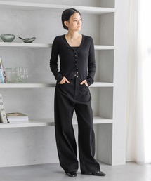 A part by | 14GシアーウールVネックカーディガン(カーディガン/ボレロ)