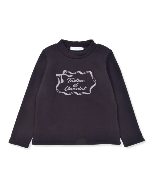 【セール】フロッキーロゴ入りボンバーヒートトレーナー(90~140cm)（スウェット）｜Tartine et Chocolat（タルティーヌエショコラ）