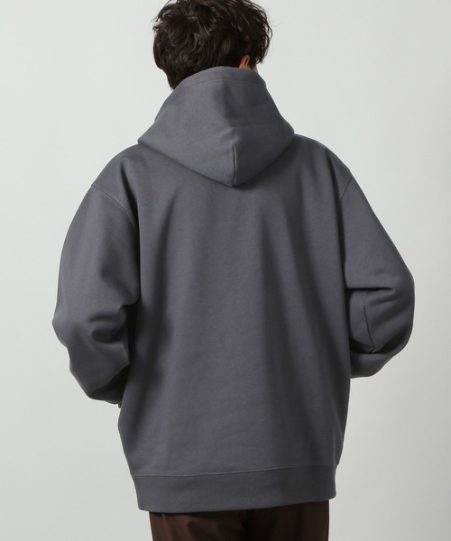 LAKOLE（ラコレ）の「スナップ刺繍パーカー / 149701（パーカー・メンズ・グリーン/ライトグレー/チャコール・MEDIUM/LARGE）」の7枚目の写真