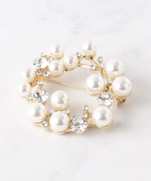 SHOO・LA・RUE（シューラルー）の「【セレモニー】ビジュー使いがエレガント アソートブローチ（ブローチ/コサージュ・レディース）」