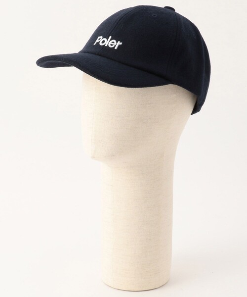 POLeR（ポーラー）の「POLeR/ポーラー WOOL EMB BASEBALL CAP（キャップ・メンズ・ブラック/グリーン/ネイビー・ONE SIZE）」の12枚目の写真
