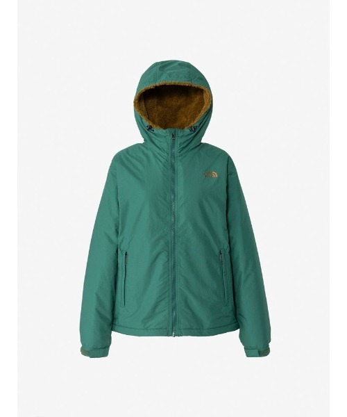 THE NORTH FACE(ザノースフェイス)の「ザ・ノースフェイス / コンパクトノマドジャケット NPW72433(レディース)(マウンテンパーカー・レディース・グリーン系その他/ブラック系その他/グレー系その他・MEDIUM/LARGE)」の2枚目の写真