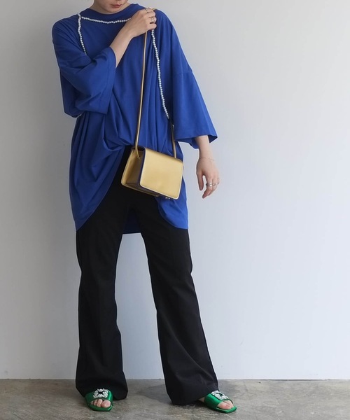 COMMON WARE（コモンウェアー）の「EM:cheek line mini shoulder　シンプルミニショルダー（ショルダーバッグ・レディース・ブラック/ブルー/シルバー/ゴールド・FREE）」の14枚目の写真