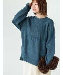 Lugnoncure | ふわふわ求心柄ニット(ニット/セーター)