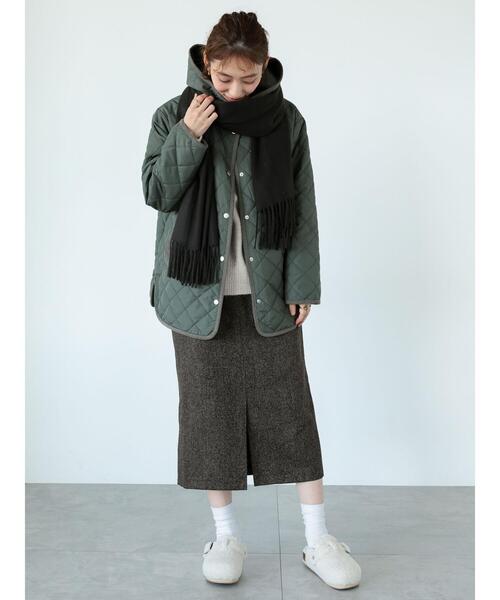 Lugnoncure（ルノンキュール）の「ふわふわ求心柄ニット（ニット/セーター・レディース・ベージュ/ブルー/グレー/ピンク・F）」の12枚目の写真