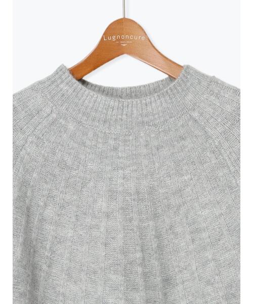 Lugnoncure（ルノンキュール）の「ふわふわ求心柄ニット（ニット/セーター・レディース・ベージュ/ブルー/グレー/ピンク・F）」の22枚目の写真