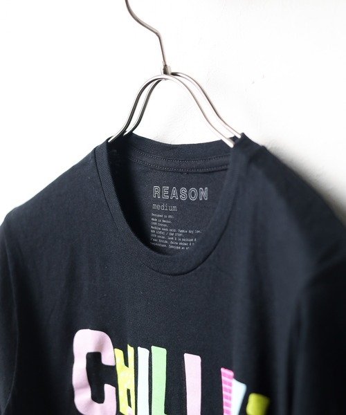 ARCHIVER(アーカイバ)の「【W】【it】【ut25】【REASON CLOTHING】CHILLIN TEE(Tシャツ/カットソー・レディース・ブラック・LARGE/MEDIUM)」の4枚目の写真