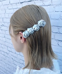 poiregnee（ポワニェ）の「［select］ローズヘアクリップ（バレッタ/ヘアクリップ・レディース）」
