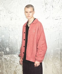 ajouter flow | 【ajouter flow】af metal logo knit collared cardigan(ニット/セーター)