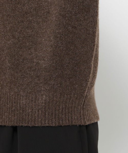 ajouter flow（アジューテフロー）の「【ajouter flow】af metal logo knit collared cardigan（カーディガン/ボレロ・メンズ・ピンク/ブラック/ダークブラウン・M/L）」の17枚目の写真