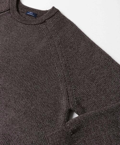 ITEMS URBANRESEARCH（アイテムズ アーバンリサーチ）の「マシンウォッシャブル マシュマロ ラグランニット（ニット/セーター・メンズ・ブラウン/ブルー/ブラック・LARGE/MEDIUM）」の12枚目の写真