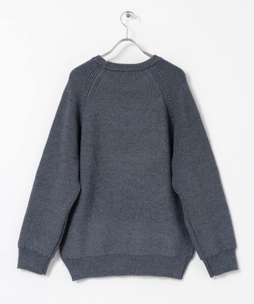 ITEMS URBANRESEARCH（アイテムズ アーバンリサーチ）の「マシンウォッシャブル マシュマロ ラグランニット（ニット/セーター・メンズ・ブラウン/ブルー/ブラック・LARGE/MEDIUM）」の9枚目の写真