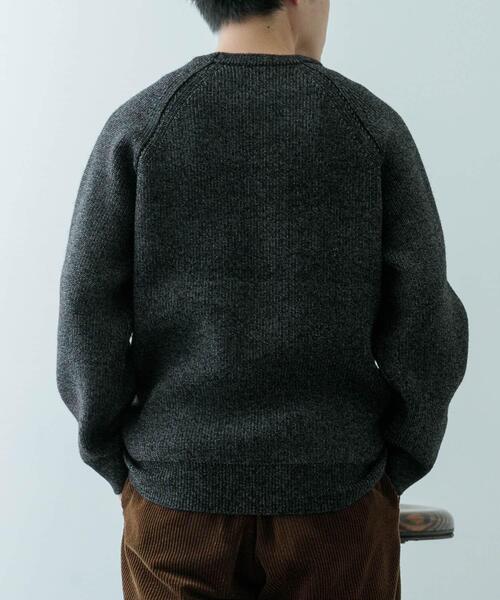 ITEMS URBANRESEARCH（アイテムズ アーバンリサーチ）の「マシンウォッシャブル マシュマロ ラグランニット（ニット/セーター・メンズ・ブラウン/ブルー/ブラック・LARGE/MEDIUM）」の17枚目の写真