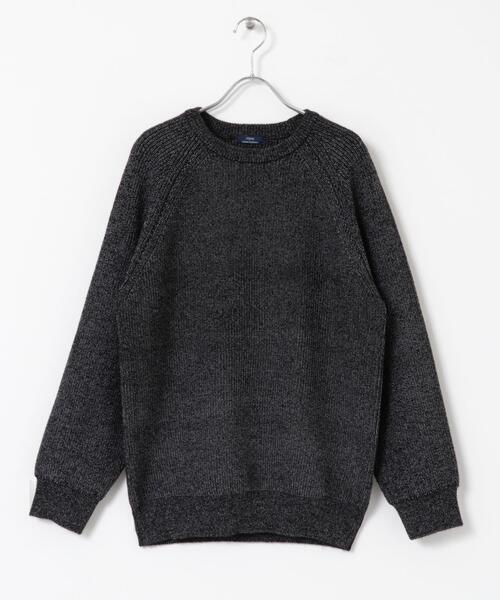 ITEMS URBANRESEARCH（アイテムズ アーバンリサーチ）の「マシンウォッシャブル マシュマロ ラグランニット（ニット/セーター・メンズ・ブラウン/ブルー/ブラック・LARGE/MEDIUM）」の15枚目の写真