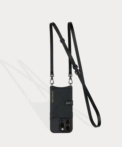 BANDOLIER iPhoneケース Mila マグセーフ スマホケース ブラック BANDOLIER / MILA MagSafe iPhone 16 ケース（スマホケース