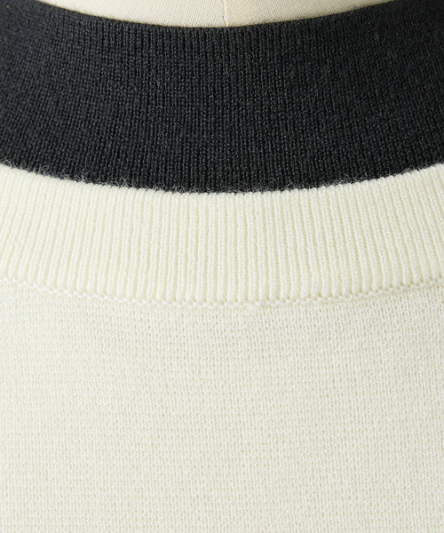 collex（コレックス）の「重ね着風ニットプルオーバー（ニット/セーター・レディース・ブラック/ネイビー/レッド・フリー）」の4枚目の写真