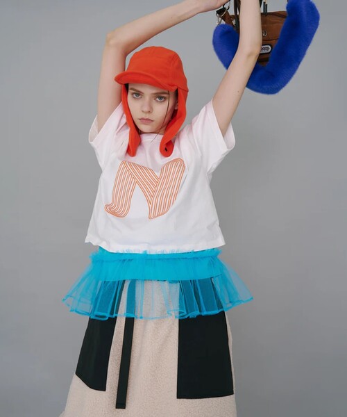 NON TOKYO(ノントーキョー)の「【NON TOKYO/ノントーキョー】2WAY BOA SKIRT/2WAYボアスカート(スカート・レディース・ブラック/アイボリー・FREE)」の10枚目の写真