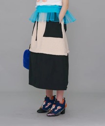 【NON TOKYO/ノントーキョー】2WAY BOA SKIRT/2WAYボアスカート