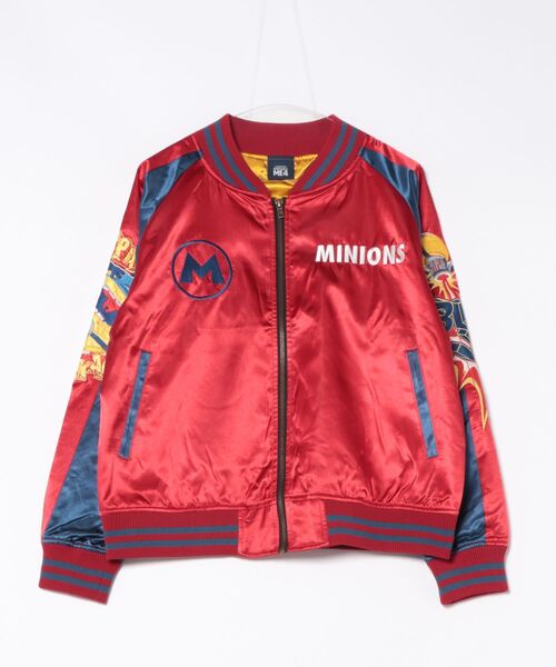 Rendez-Vous(ランデヴー)の「【 minions 】 ミニオンズ エンブロイダリー スカジャン L(スカジャン・レディース・ホワイト×ゴールド/レッド系その他・LARGE)」の6枚目の写真