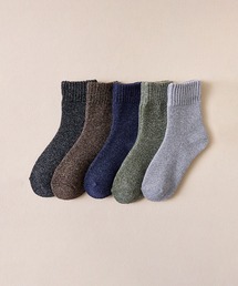 mosox（モソックス）の「【MOSOX】シンプルメンズ温ソックス5色セット（ソックス/靴下・メンズ）」