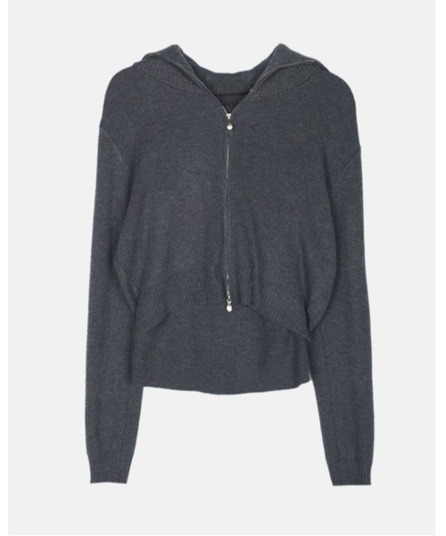3.3 Field Trip （3.3フィールドトリップ）の「3.3 Field Trip／ニットZIPUPセット（カーディガン/ボレロ・レディース・ネイビー/ダークグレー・FREE）」の14枚目の写真