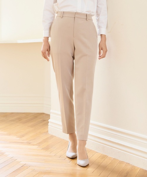 【セール】《洗える・ストレッチ・シワになりにくい》正解 テーパードパンツ【CF/クロスファンクション】（スラックス）｜CF（クロスファンクション） 6,237円