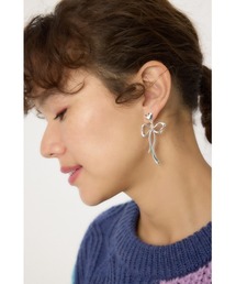 R/S リボンモチーフピアス