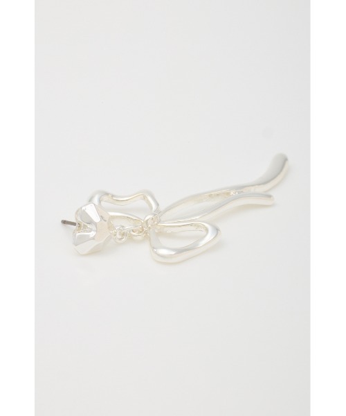 RODEO CROWNS WIDE BOWL（ロデオクラウンズワイドボウル）の「R/S リボンモチーフピアス（ピアス（両耳用）・レディース・シルバー・FREE）」の5枚目の写真