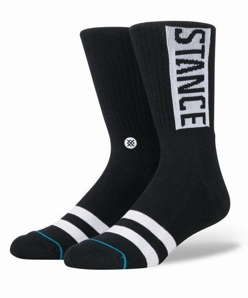 STANCE(スタンス)の「STANCE /スタンス /OG(ソックス/靴下・メンズ・ブラック/ホワイト・F)」の1枚目の写真