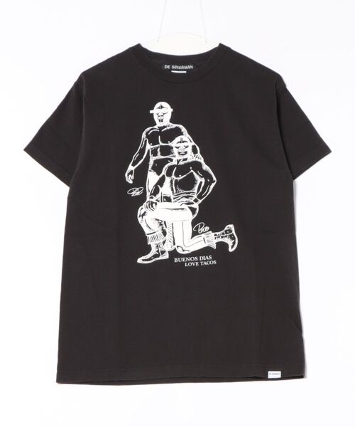 ＪＵＧＬＡＮＳ（ユグランス）の「【DE SINGSMAN】PP TACOS MAN Tee/オーバーサイズTシャツ（Tシャツ/カットソー・メンズ・ホワイト/ブラック・L/M/XL）」の2枚目の写真