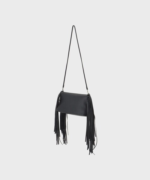 GRACE CONTINENTAL（グレースコンチネンタル）の「フリンジバッグ（ショルダーバッグ・レディース・ブラック・FREE）」の2枚目の写真