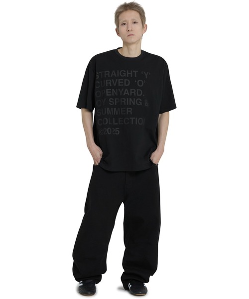 OY（オーワイ）の「『OY/オーワイ』 BOLD LETTERS TEE/ボールドレタースティーシャツ（Tシャツ/カットソー・レディース・ホワイト/ブラック・XL/M）」の13枚目の写真