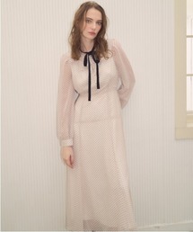 Meline M（メリンエム）の「Switching Dot one piece スイッチングドット ワンピース（ワンピース）」