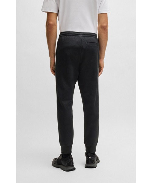 BOSS（ボス）の「リラックスフィット トラックスーツボトムス ジャカードサークル（スウェットパンツ・メンズ・ブラック・XL/L/M/S/XXL）」の3枚目の写真