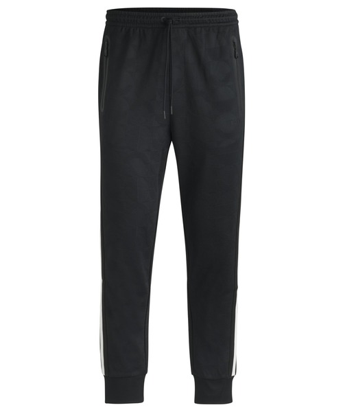 BOSS（ボス）の「リラックスフィット トラックスーツボトムス ジャカードサークル（スウェットパンツ・メンズ・ブラック・XL/L/M/S/XXL）」の6枚目の写真