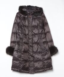 ダブルスタンダードクロージング　ダウンコート　百貨店購入　正規未使用品 ダブルスタンダードクロージング ダウンコート ビックカラー 女優襟