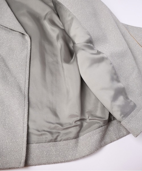 CULLNI（クルニ）の「Tweed Removable Sleeves Riders Jacket