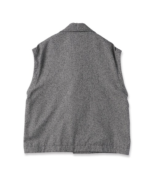 CULLNI（クルニ）の「Tweed Removable Sleeves Riders Jacket