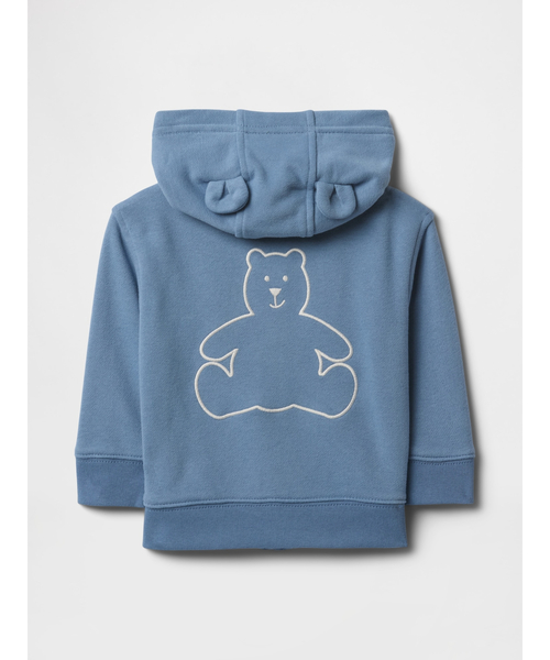 ヴィンテージソフト くまさん GAPロゴ ジップアップパーカー (ベビー 