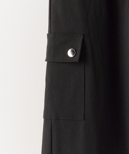 ROOPTOKYO（ループトウキョウ）の「ワイドシルエット カーゴパンツ 【ドローコード付き】（カーゴパンツ・レディース・グレー/カーキ/ブラック・FREE）」の21枚目の写真