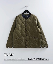 TAION | 【TAION(タイオン)】〈ユニセックス〉 ミリタリー クルーネック ダウンジャケット(ダウンジャケット/コート)