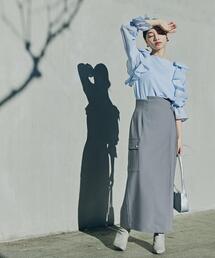 PROPORTION BODY DRESSING | ラップ風ナロースカート / 1215120203(スカート)