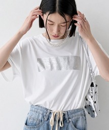 Shelly island | 箔プリントTシャツ(Tシャツ/カットソー)