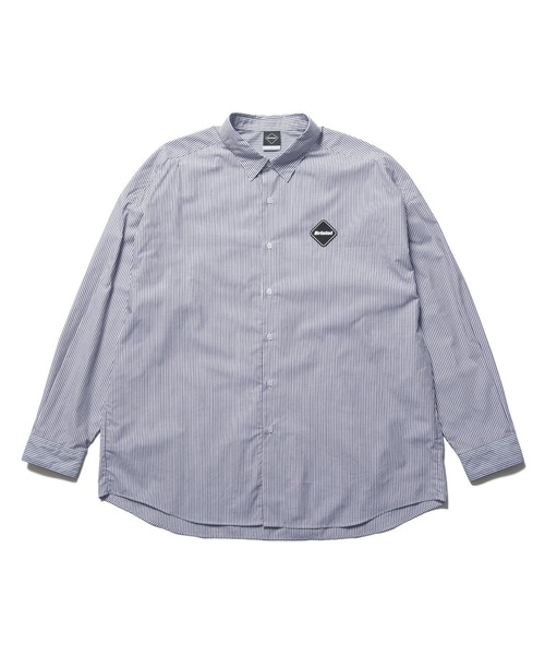 F.C.Real Bristol（エフシーレアルブリストル）の「BIG LOGO L/S BAGGY SHIRT（シャツ/ブラウス・メンズ・ブルー系その他/グレー系その他/ブラック系その他・SMALL/MEDIUM/LARGE/X-LARGE）」の3枚目の写真