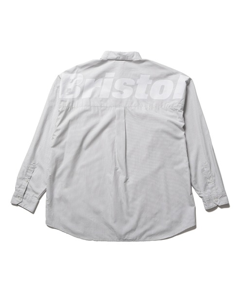 希少　Bristol ホワイト長袖シャツ ビッグロゴ　Lサイズ BIG LOGO L/S BAGGY SHIRT（シャツ/ブラウス）｜F.C.Real Bristol