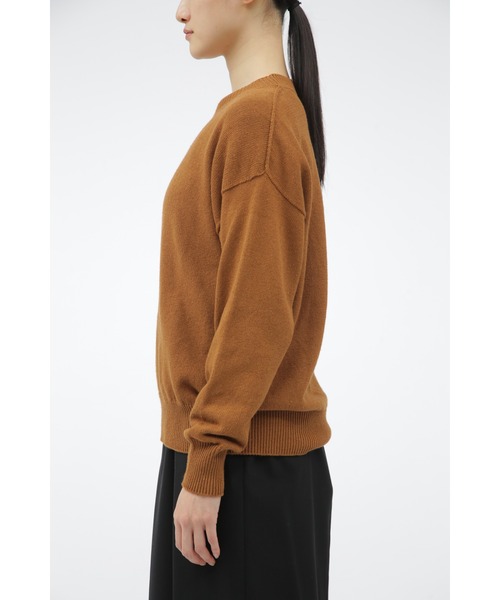 MARGARET HOWELL(マーガレットハウエル)の「CHUNKY COTTON LINEN(ニット/セーター・レディース・ブラック/ライトブラウン・2)」の6枚目の写真