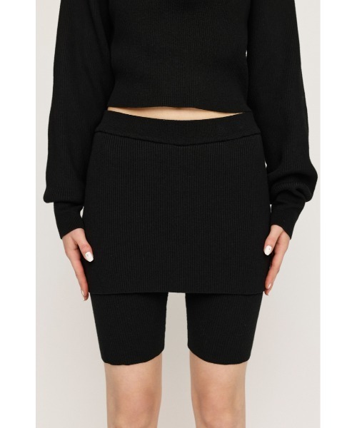 セール】LAYERED KNIT S/PT レイヤード ニット ショートパンツ