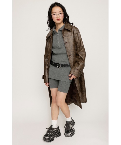 セール】LAYERED KNIT S/PT レイヤード ニット ショートパンツ