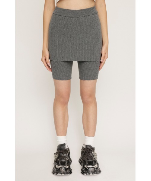 セール】LAYERED KNIT S/PT レイヤード ニット ショートパンツ