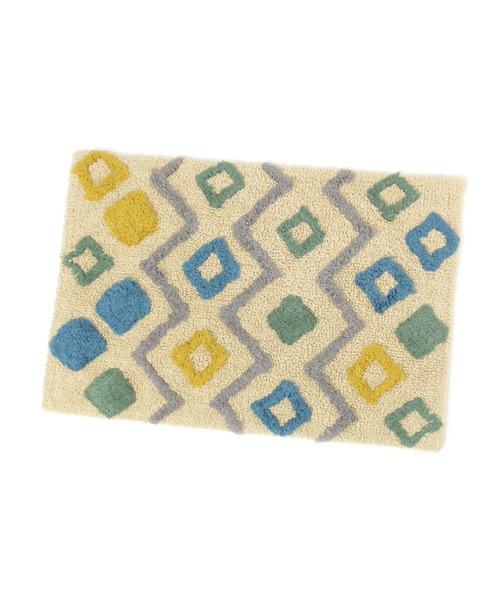 studio CLIP（スタディオクリップ）の「幾何学模様柄フロアマット（ラグ/マット・レディース・その他2/その他1・FREE）」の3枚目の写真